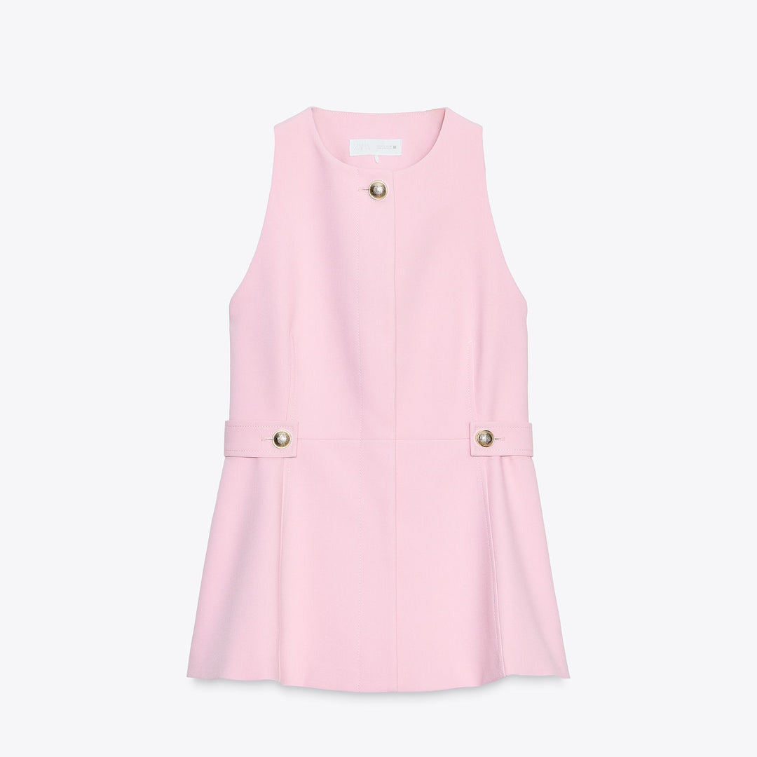 Moudda ZARA - Ensemble Gilet Peplum - Col Rond - Tunisie 1