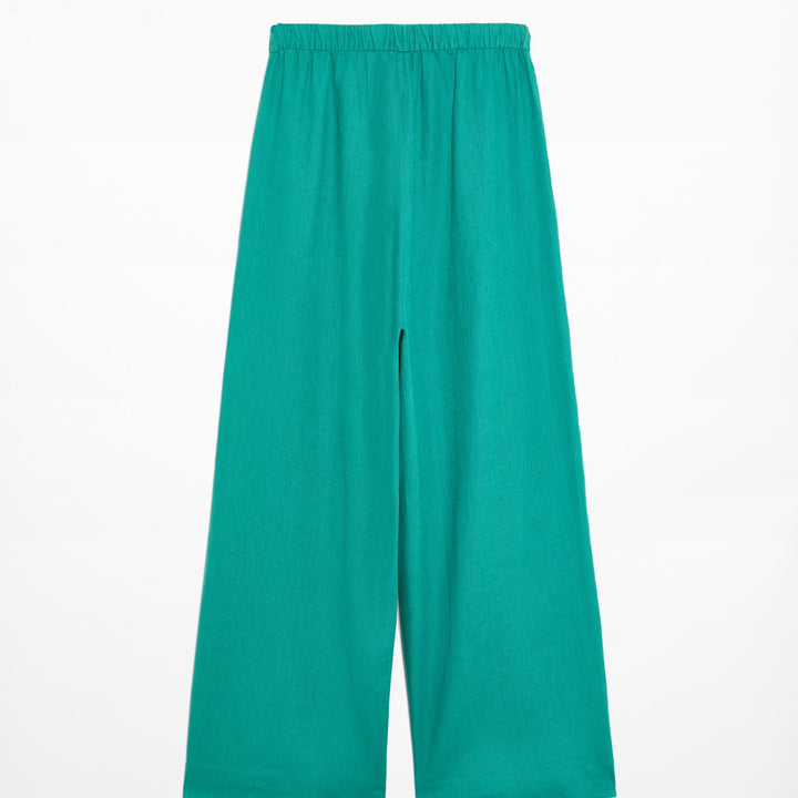 Moudda Oysho - Pantalon 100% Lin Relaxed Taille Moyenne - Tunisie 4