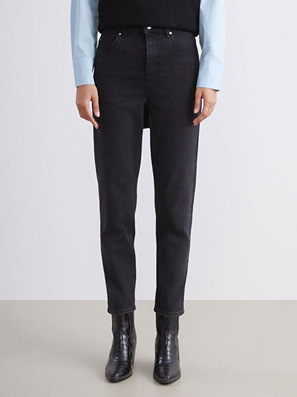 Moudda LC Waikiki - Pantalon tissé en denim Femme Rodéo noir - Tunisie 2