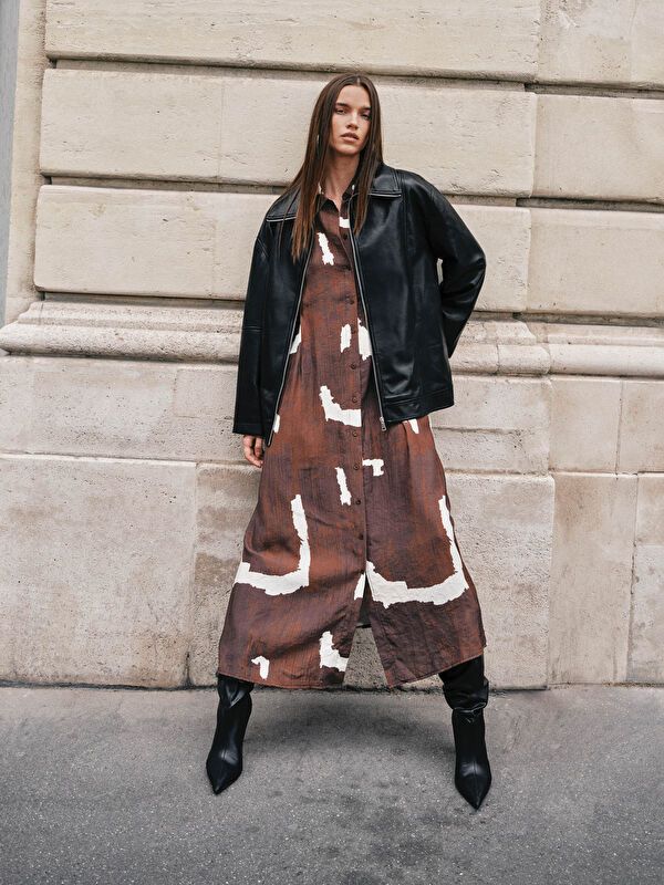 Moudda LC Waikiki - Robe tissée à manches longues pour Femmes - Tunisie 3