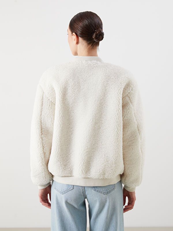 Moudda LC Waikiki - Manteau PU lourd Femme Ecru - Tunisie 5