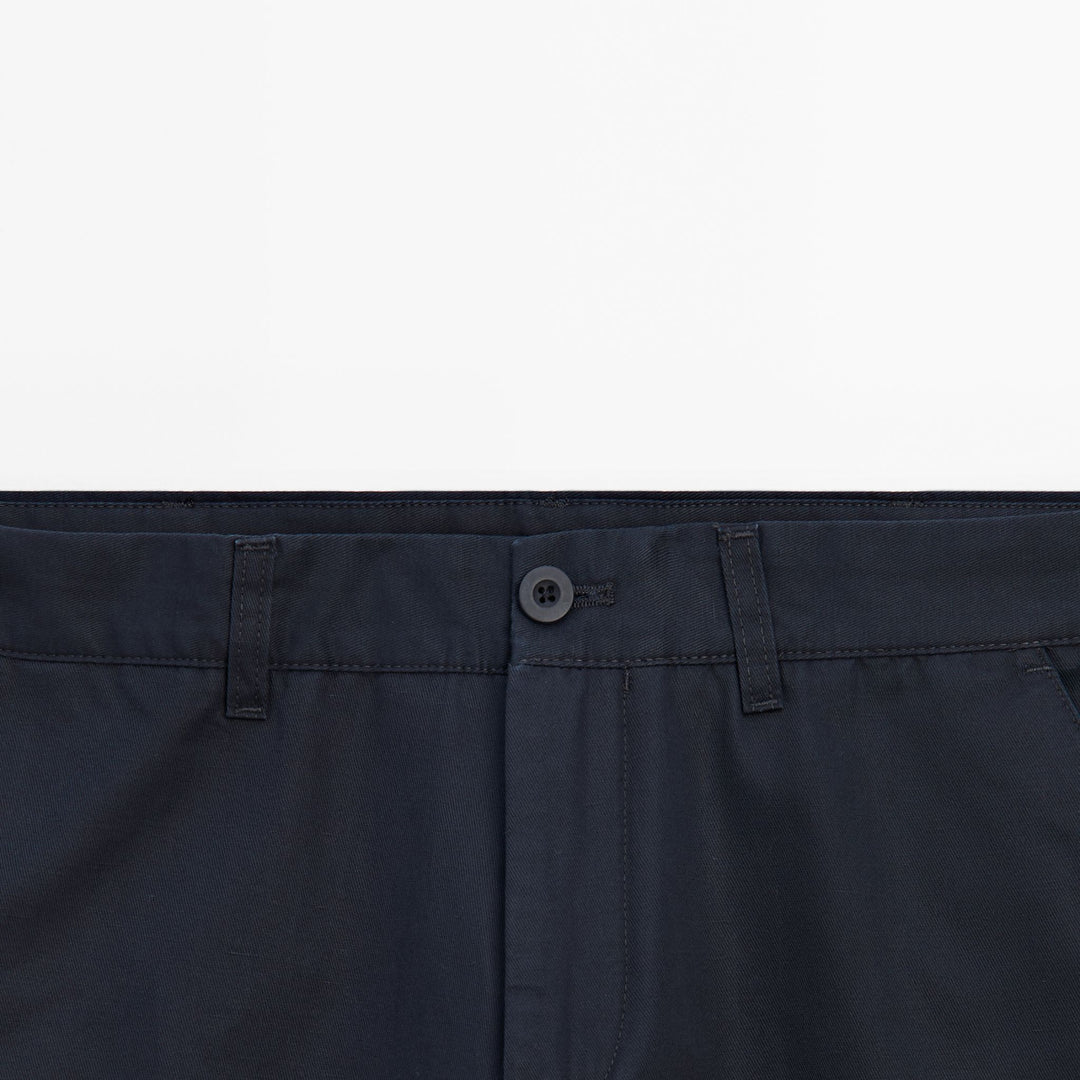 Moudda Massimo Dutti - Pantalon sergé coton/lin coupe fuselée - Tunisie 3