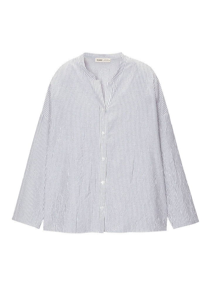 Moudda PULL & BEAR - Chemise Oversize Col Mao - Tunisie 1