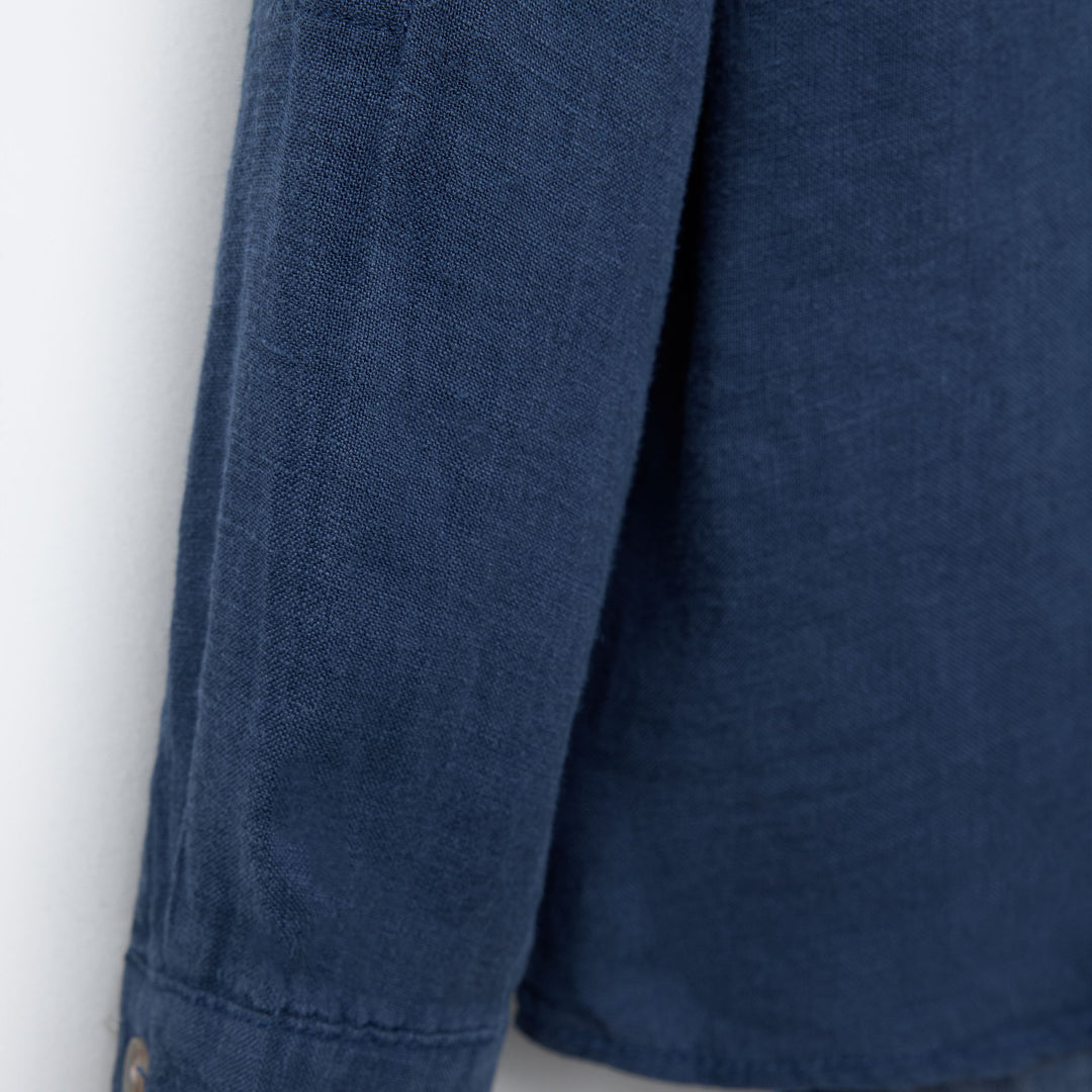 Moudda ZARA - Chemise Enfant Capuche - 100% Lin & Marine (6T) - Tunisie 4