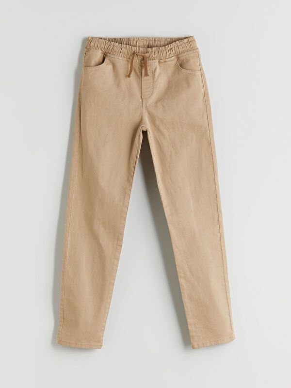 Moudda LC Waikiki - Pantalon tissé basique Garçon Beige foncé - Tunisie 1