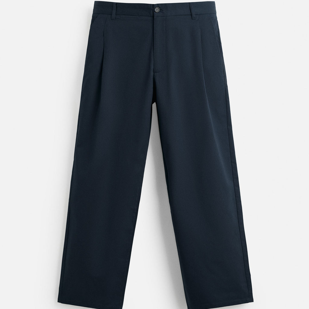 Moudda ZARA - Pantalon - Pince & Brides Larges (Rayons de Soleil & Marron) - Tunisie 1
