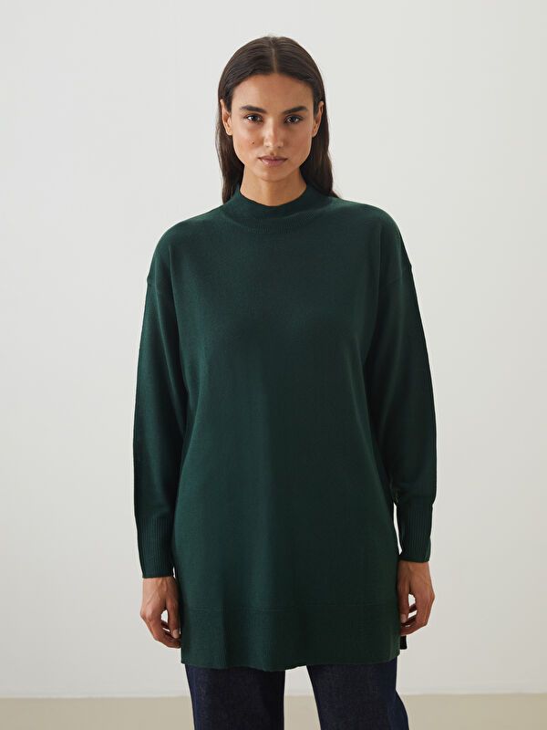 Moudda LC Waikiki - Tunique en tricot Femme Vert terne - Tunisie 1