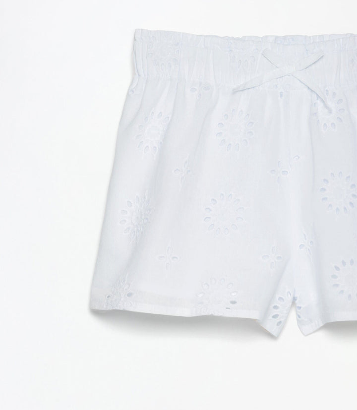 Moudda Lefties - Short Broderie Suisse - Double Gaze Fille - Tunisie 4
