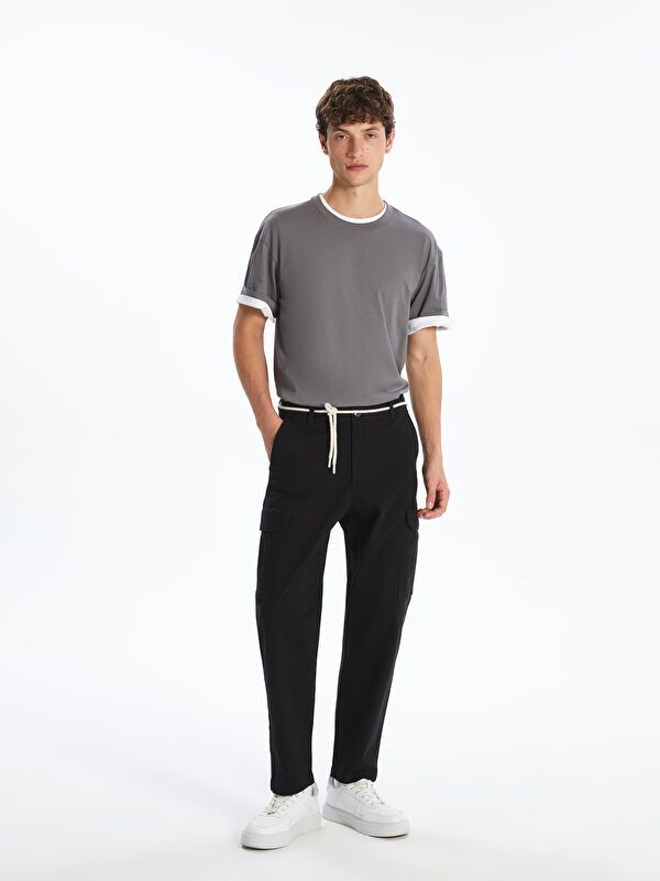 Moudda LC Waikiki - Pantalon cargo tissé Homme Noir - Tunisie 1