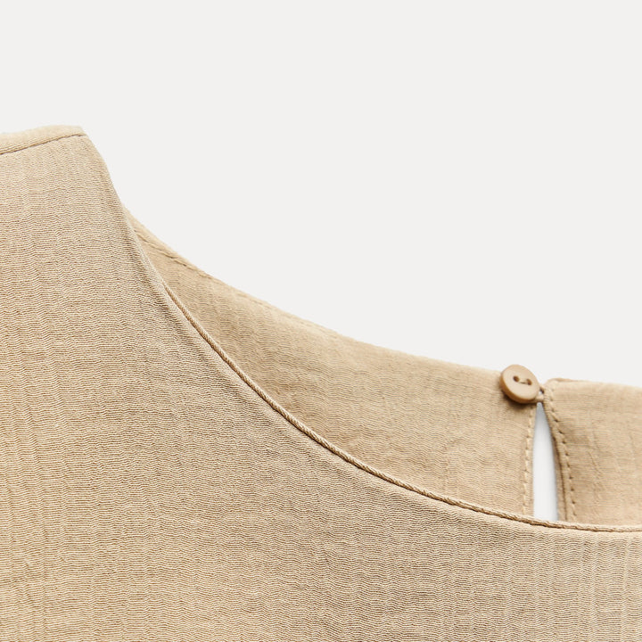 Moudda ZARA - Set top manches courtes ceinture tissu avec boucle - Tunisie 3