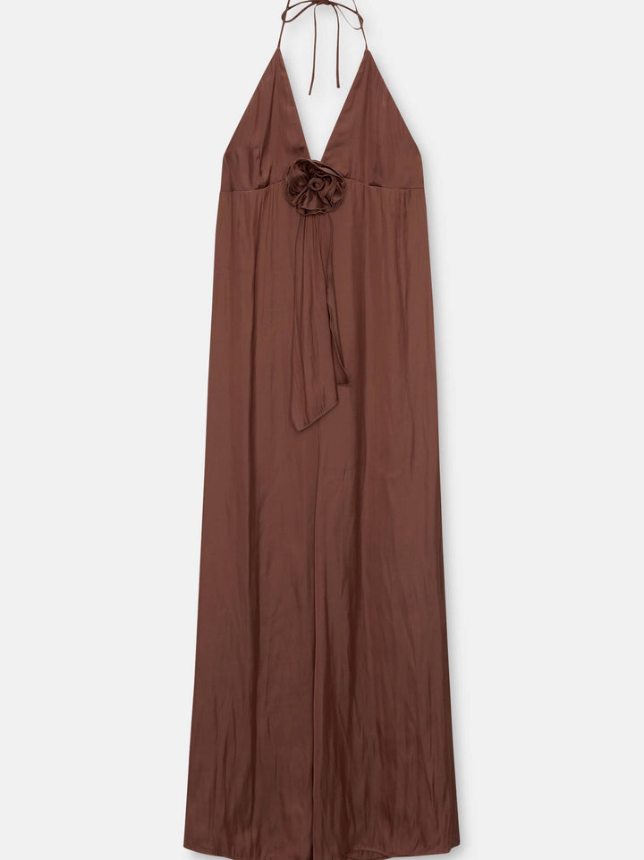 Moudda PULL & BEAR - Robe Midi Halter - Fleur de Nuit - Tunisie 3