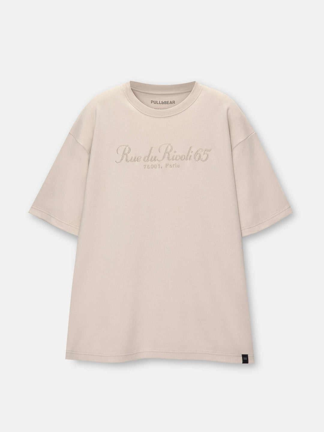 Moudda PULL & BEAR - Sweat Interlock Brodé Rivoli Paris - Tunisie 4