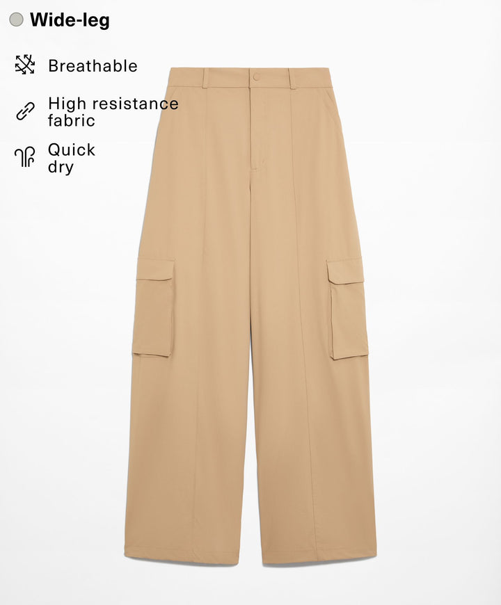 Moudda Oysho - Pantalon Large avec Poches - Tunisie 3