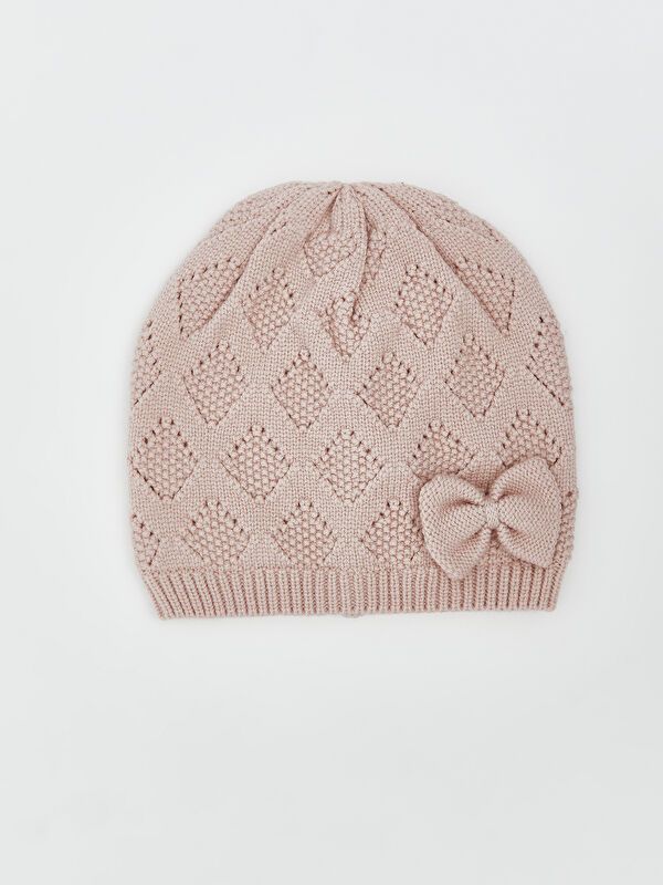 Moudda LC Waikiki - Bonnet tricot Fille Rose poudre - Tunisie 1