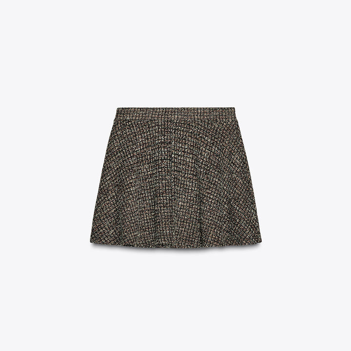 Moudda ZARA - Jupe Mini - Jacquard & Texture (Bourgogne) - Tunisie 2