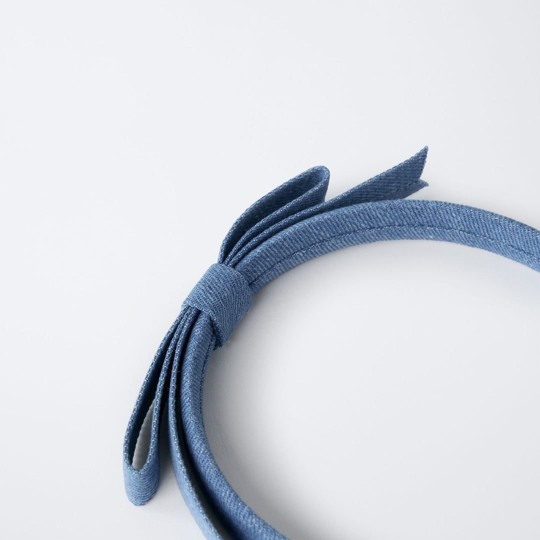 Moudda ZARA - Diadème - Fine & Nœud Denim - Tunisie 3