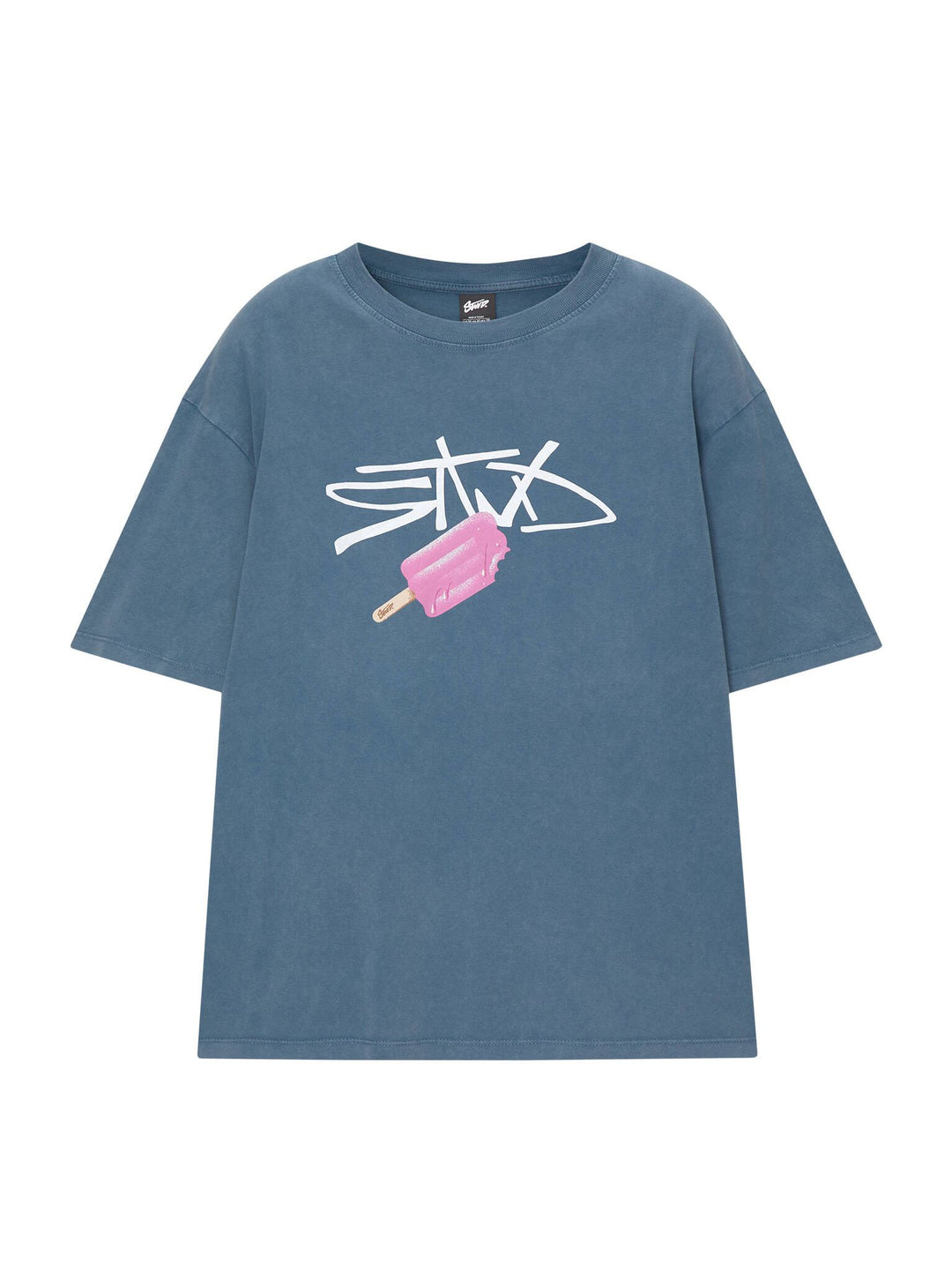 Moudda PULL & BEAR - T-Shirt Lavé Logo STWD Glace - Tunisie 6