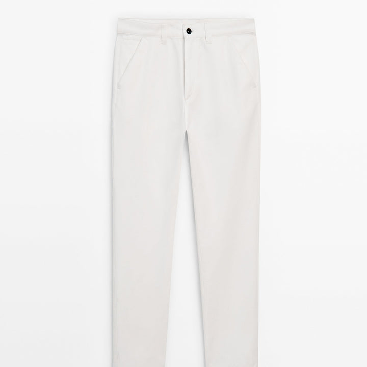 Moudda Massimo Dutti - Pantalon coton-lin, poche latérale - Tunisie 2