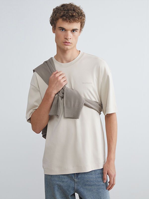 Moudda LC Waikiki - Sweatshirt en jersey Homme Beige clair - Tunisie 1