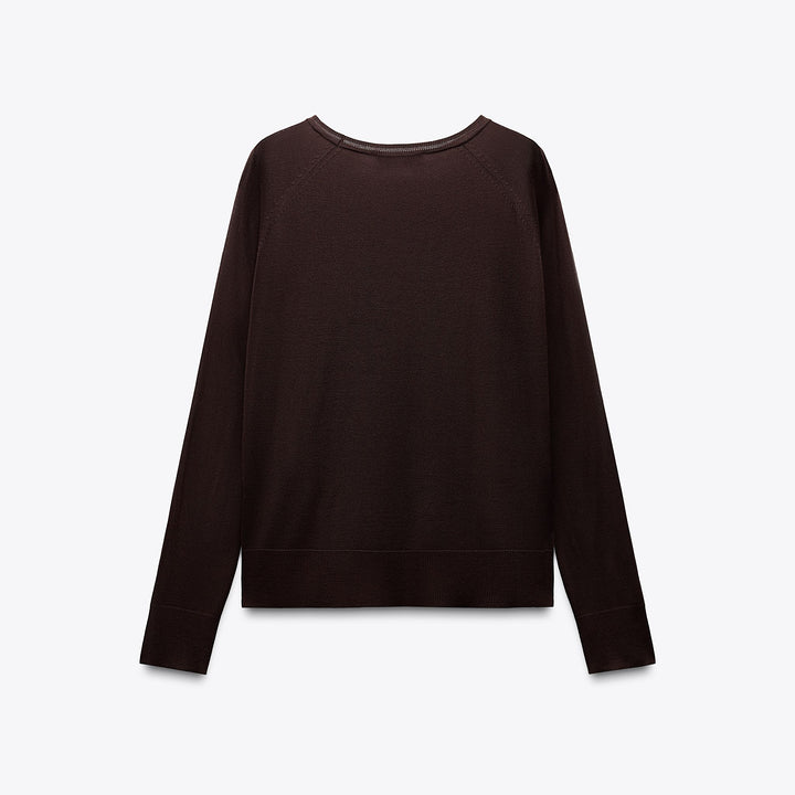 Moudda ZARA - Nouveau Pull - Col Caja & Manches Raglan - Tunisie 2