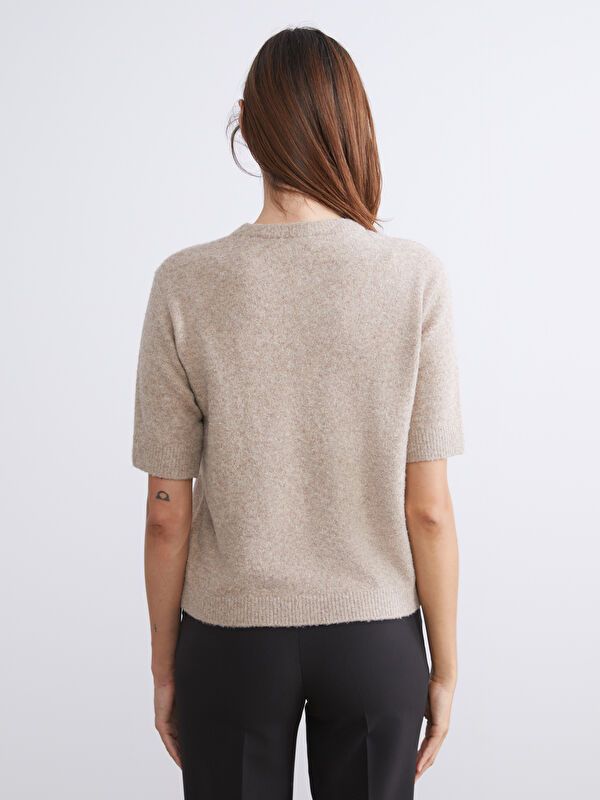 Moudda LC Waikiki - Pull tricot moyen Femme Mélange brun - Tunisie 4