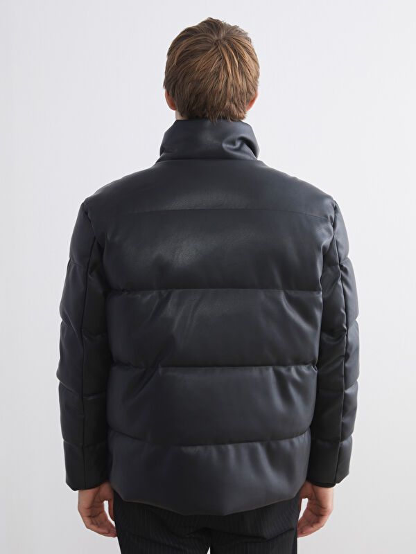 Moudda LC Waikiki - Manteau d'hiver en similicuir pour Homme - Tunisie 5