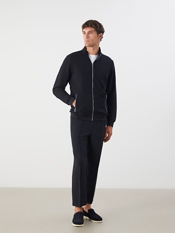 Moudda LC Waikiki - Cardigan jersey basique Homme Noir - Tunisie 2