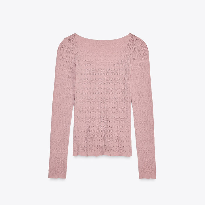 Moudda ZARA - Top Manches Longues - Seamless & Dentelle - Tunisie 2