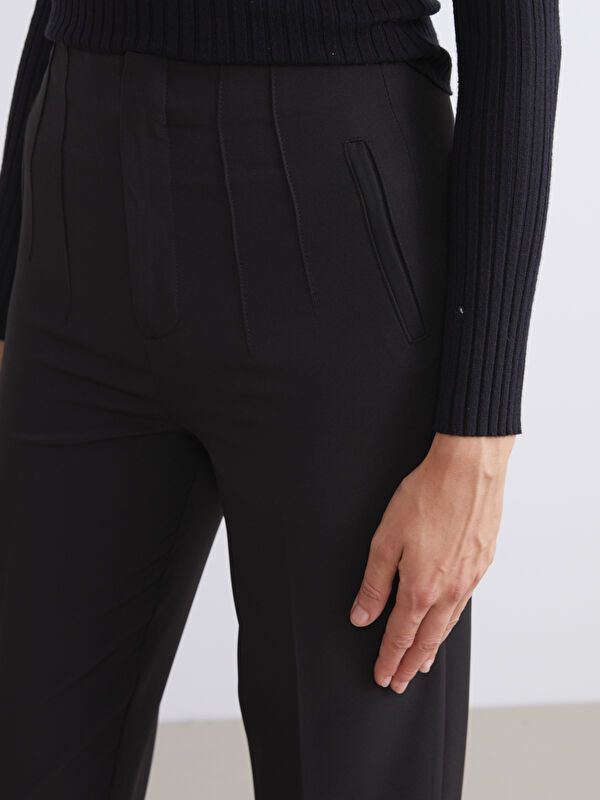 Moudda LC Waikiki - Pantalon tissé moyen Femme Noir - Tunisie 3
