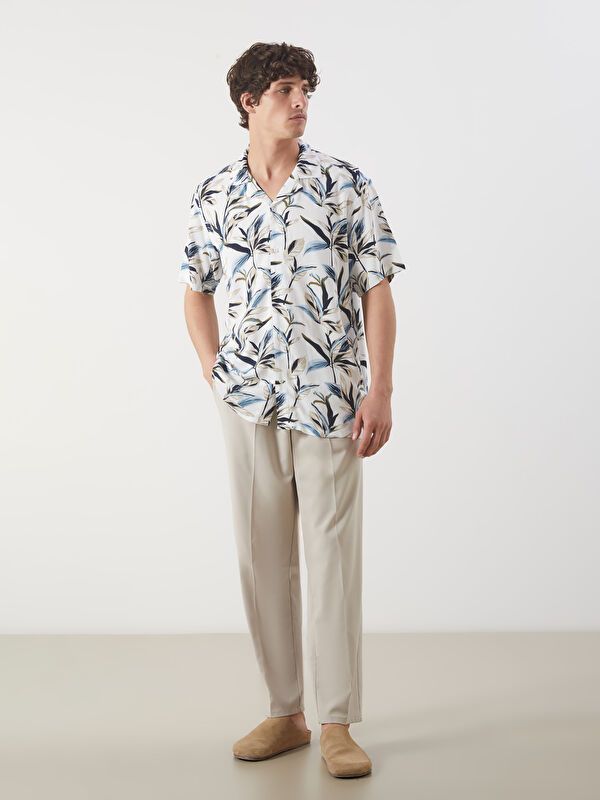 Moudda LC Waikiki - Chemise imprimée manches courtes en tissu tissé pour Homme - Tunisie 2