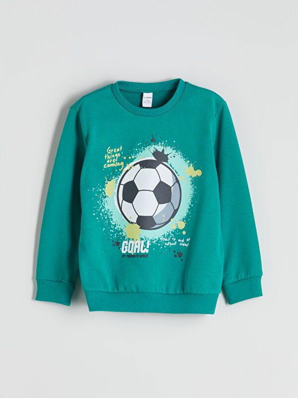 Moudda LC Waikiki - Ensemble en jersey manches courtes Garçon Vert d'eau - Tunisie 2