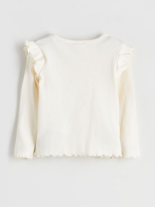 Moudda LC Waikiki - Ensemble jersey sous licence Fille Ecru - Tunisie 3