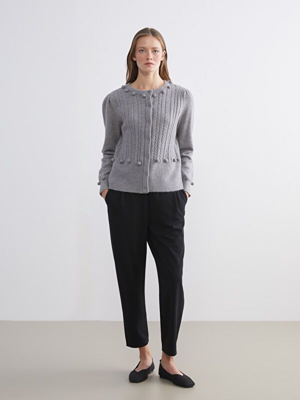 Moudda LC Waikiki - Cardigan tricot maternité Femme Gris - Tunisie 2