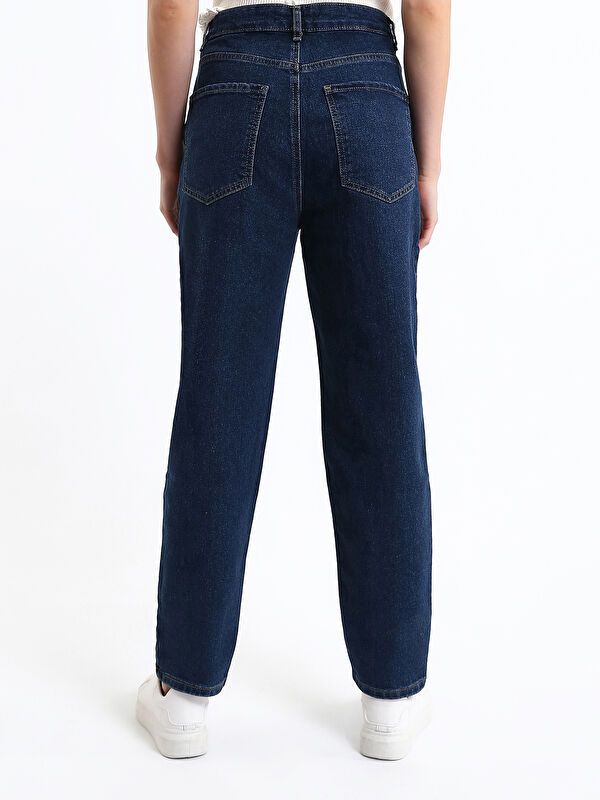 Moudda LC Waikiki - Pantalon jean tissé basique Femme Rodéo noir - Tunisie 5