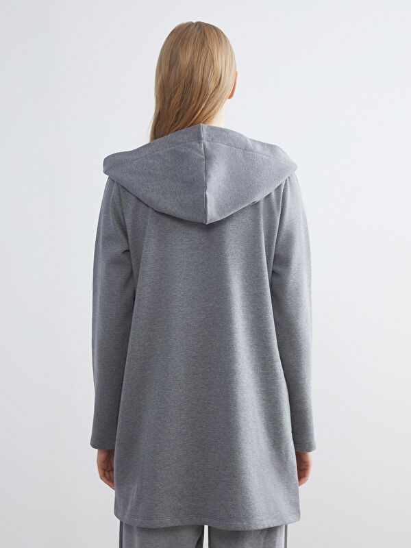 Moudda LC Waikiki - Cardigan jersey Femme Mélange d'anth. - Tunisie 4