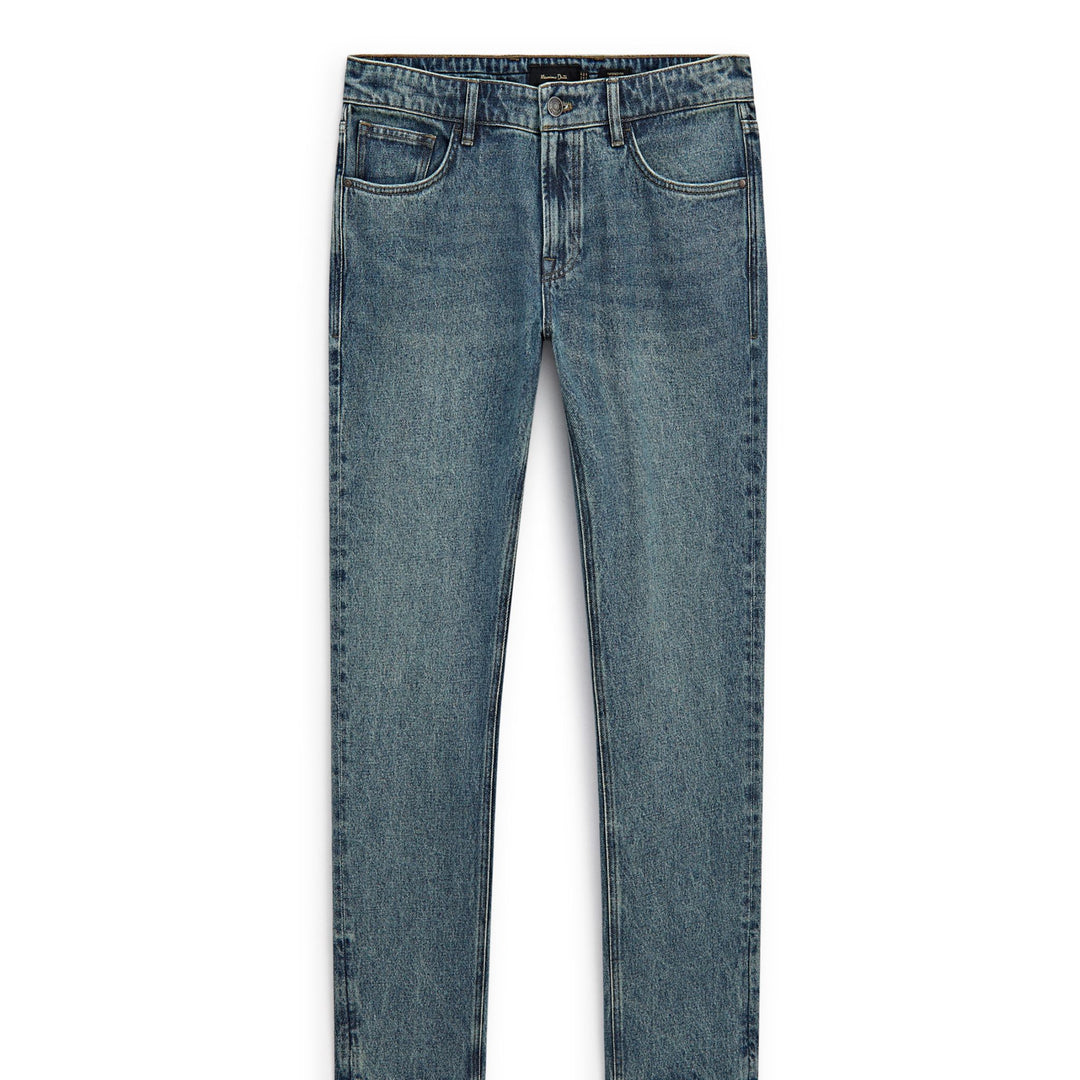 Moudda Massimo Dutti - Pantalon jean dirty stone coupe fuselée - Tunisie 3