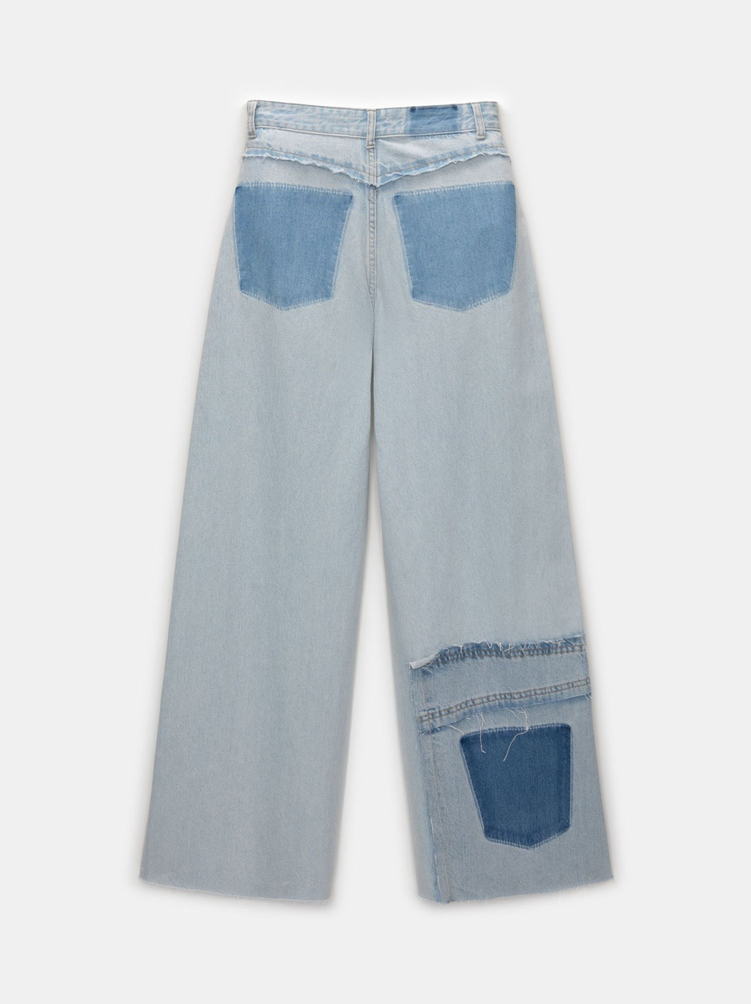 Moudda PULL & BEAR - Pantalon Jambe Large Patchwork - Tunisie 2