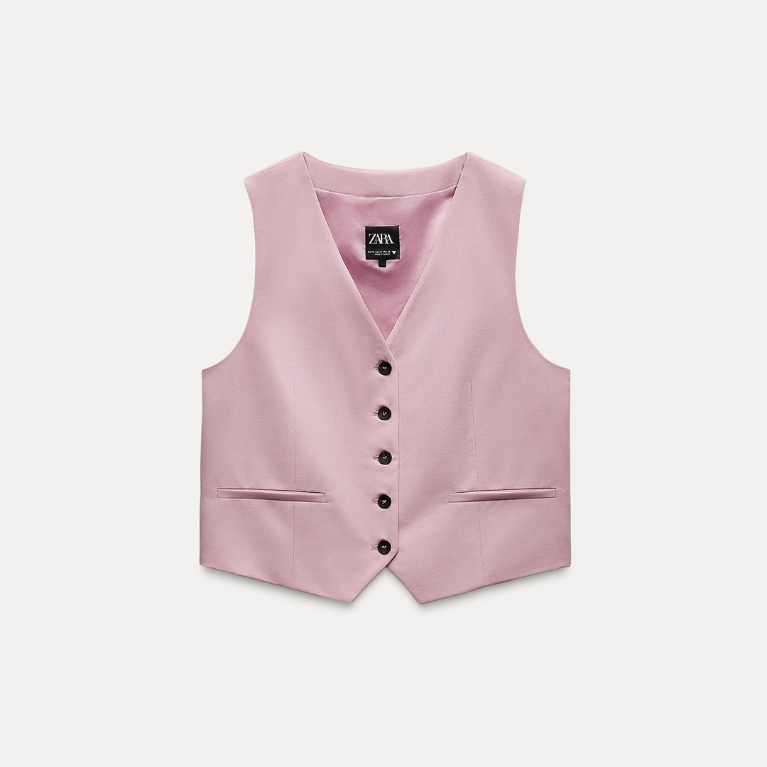 Moudda ZARA - Gilet homme en laine fine, bande au dos – ensemble - Tunisie 2