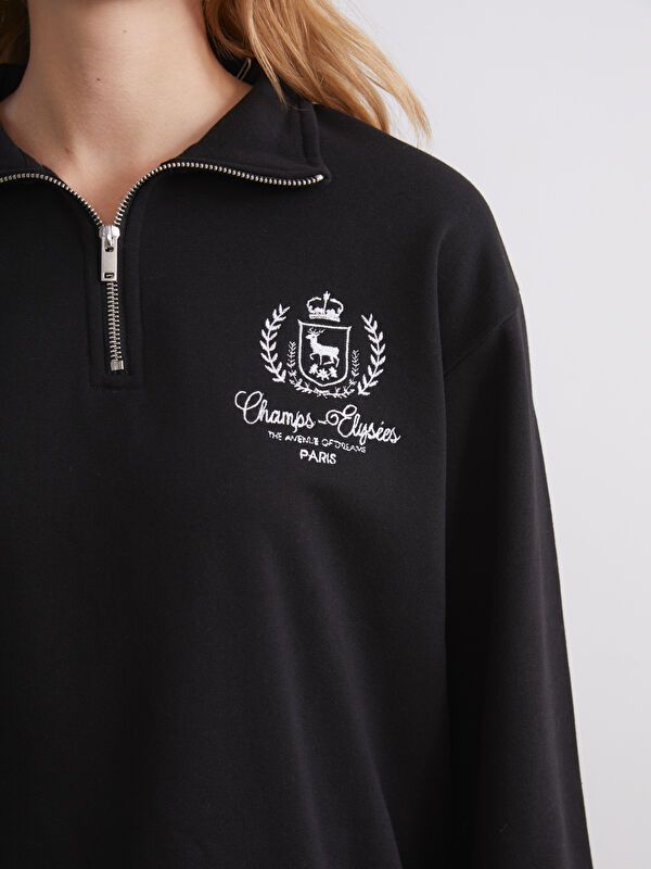 Moudda LC Waikiki - Sweatshirt en jersey Femme Noir - Tunisie 3