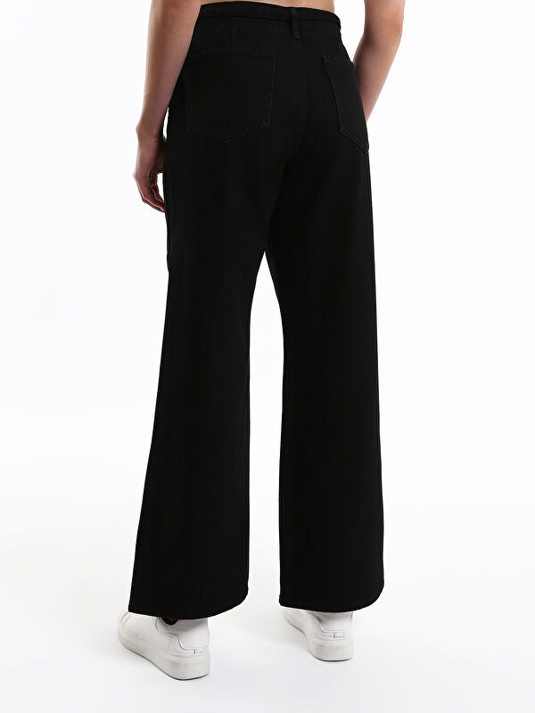 Moudda LC Waikiki - Pantalon jean tissé basique Femme Rodéo noir+m - Tunisie 5