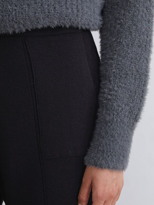 Moudda LC Waikiki - Pantalon tricot Femme Noir - Tunisie 3