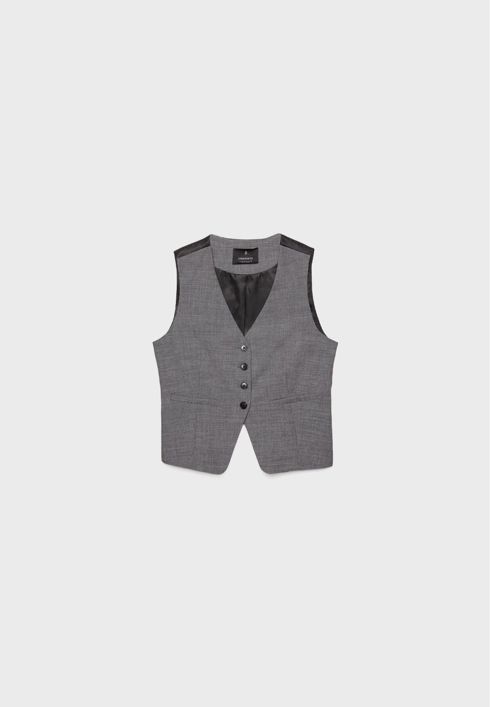 Moudda STRADIVARIUS - Gilet Court Gris - Tunisie 2