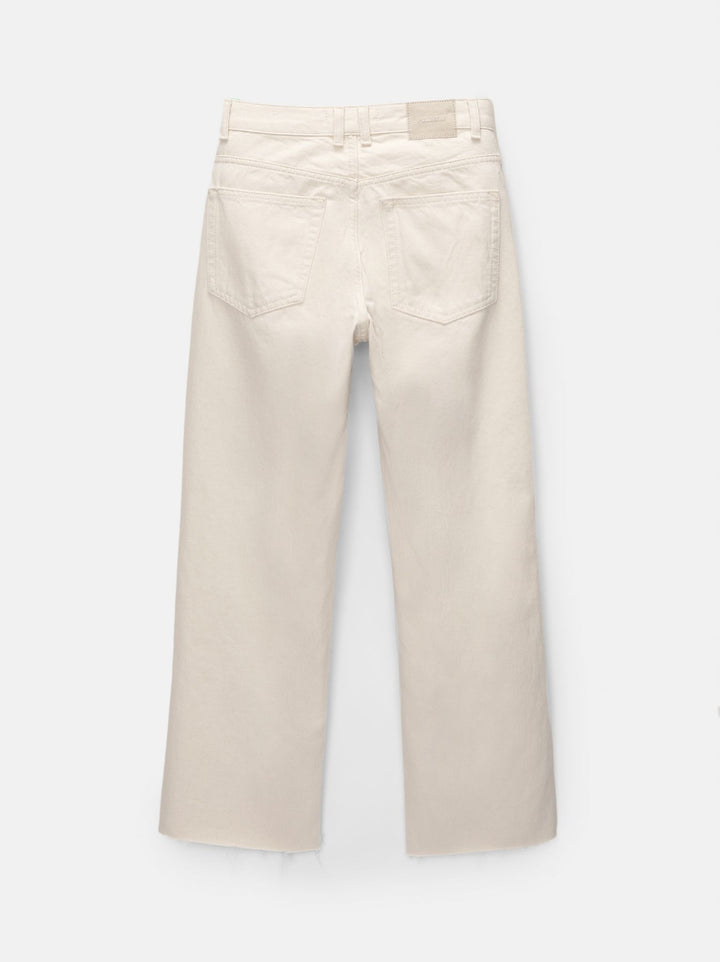 Moudda PULL & BEAR - Pantalon Denim Droit Taille Moyenne Cheville - Tunisie 1