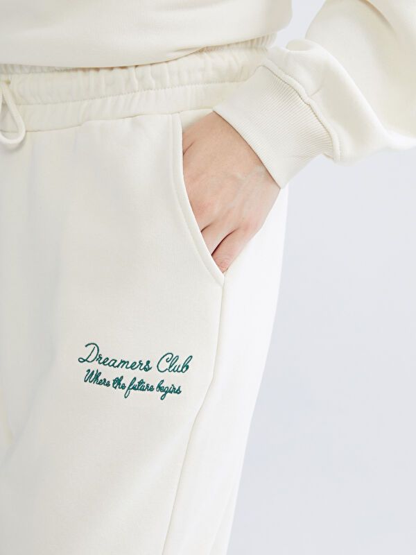 Moudda LC Waikiki - Pantalon en jersey Femme Beige clair - Tunisie 3