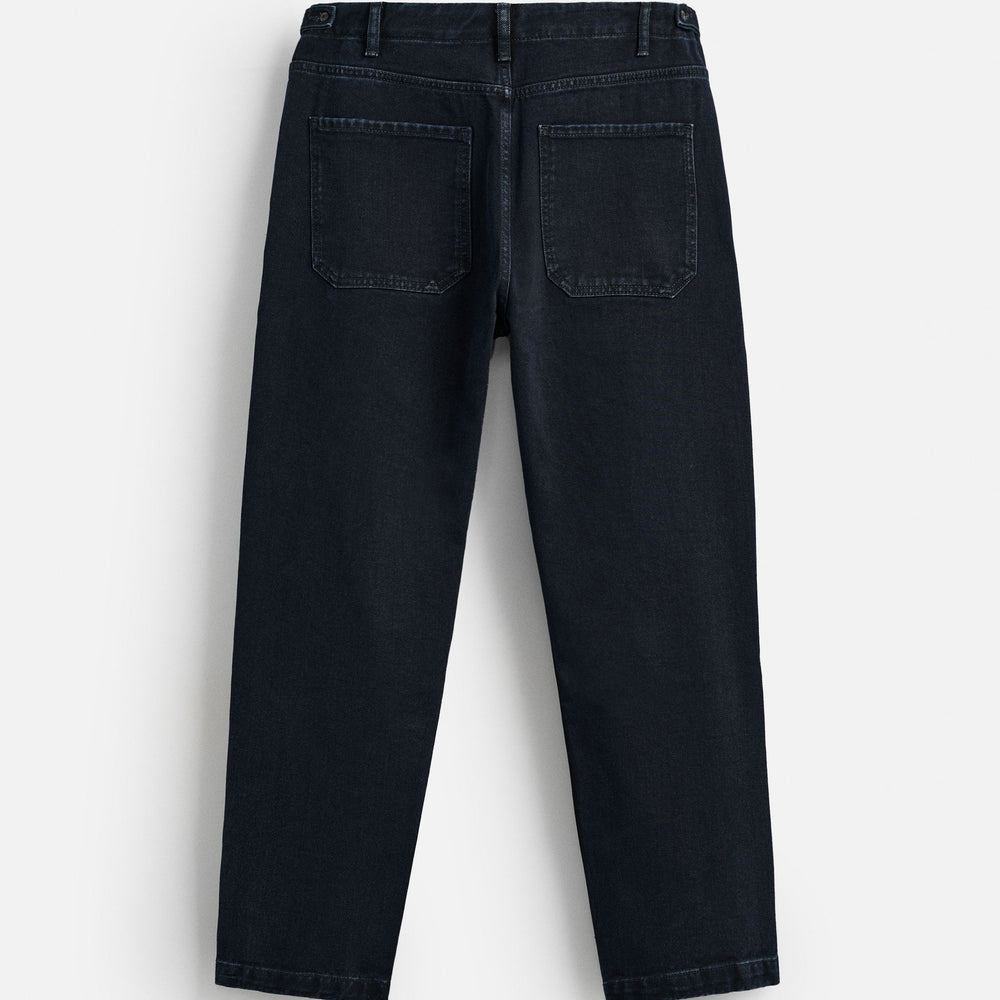Moudda ZARA - Pantalon Denim - Bleu/Noir (Marine & Argile) - Tunisie 2