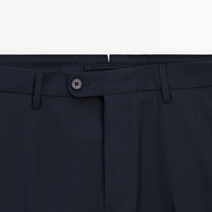Moudda Massimo Dutti - Pantalon costume carreaux bleu marine - Tunisie 3