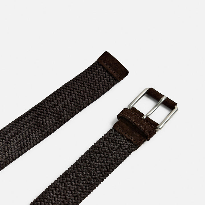 Moudda ZARA - Ceinture Tressée Élastique - Boucle Roulée Cuir - Tunisie 2