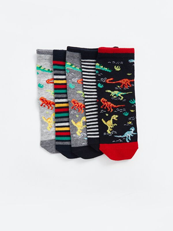 Moudda LC Waikiki - Chaussettes courtes Garçon Fil mélangé teint - Tunisie 2