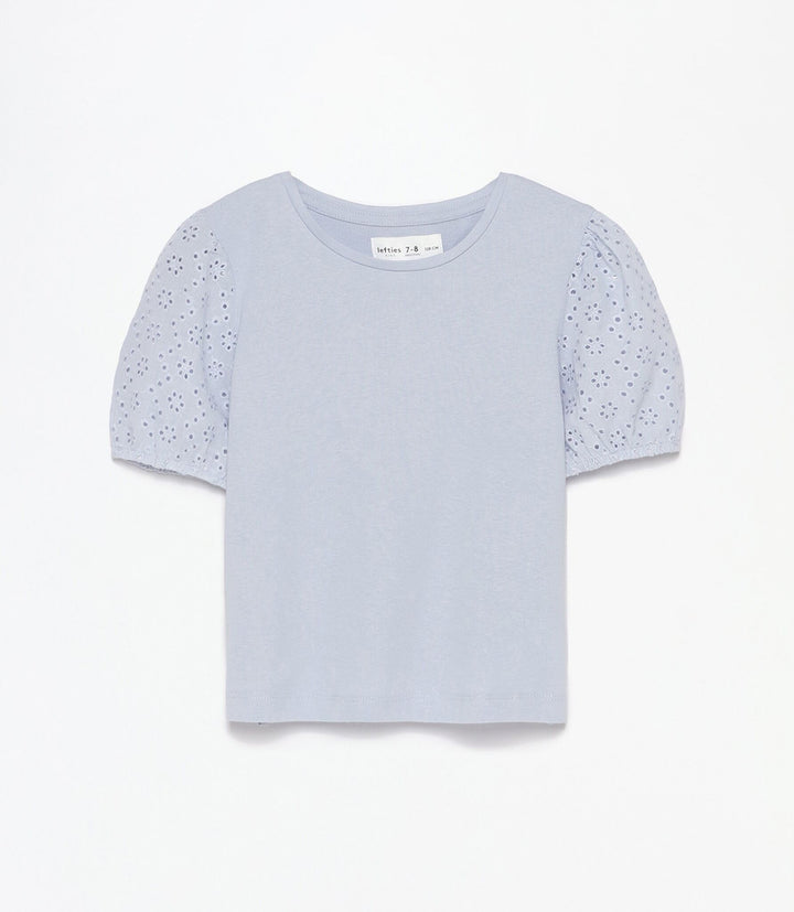 Moudda Lefties - T-Shirt Broderie Suisse - Février Fille - Tunisie 1