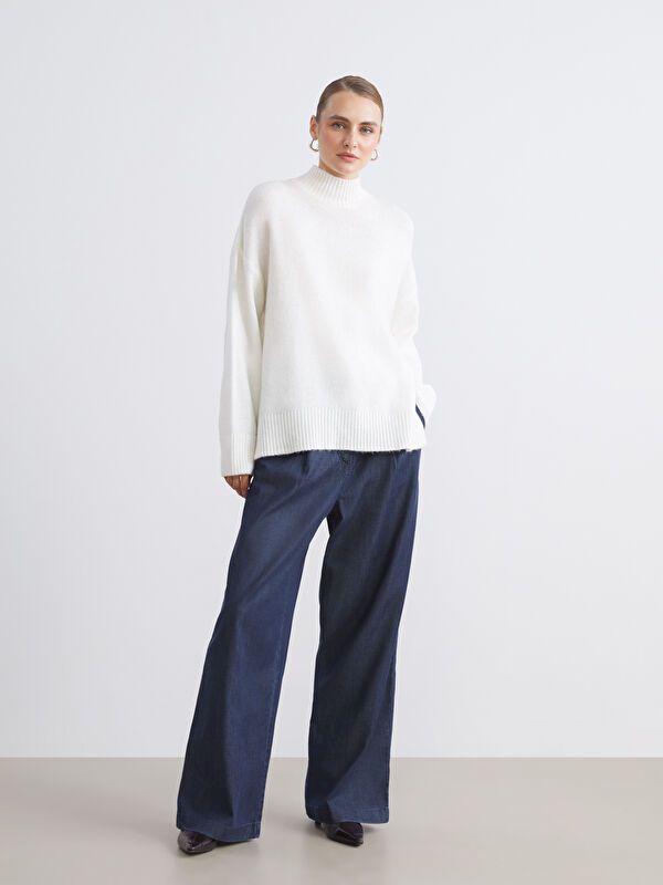 Moudda LC Waikiki - Pantalon tissé en denim Femme Rodéo noir - Tunisie 1